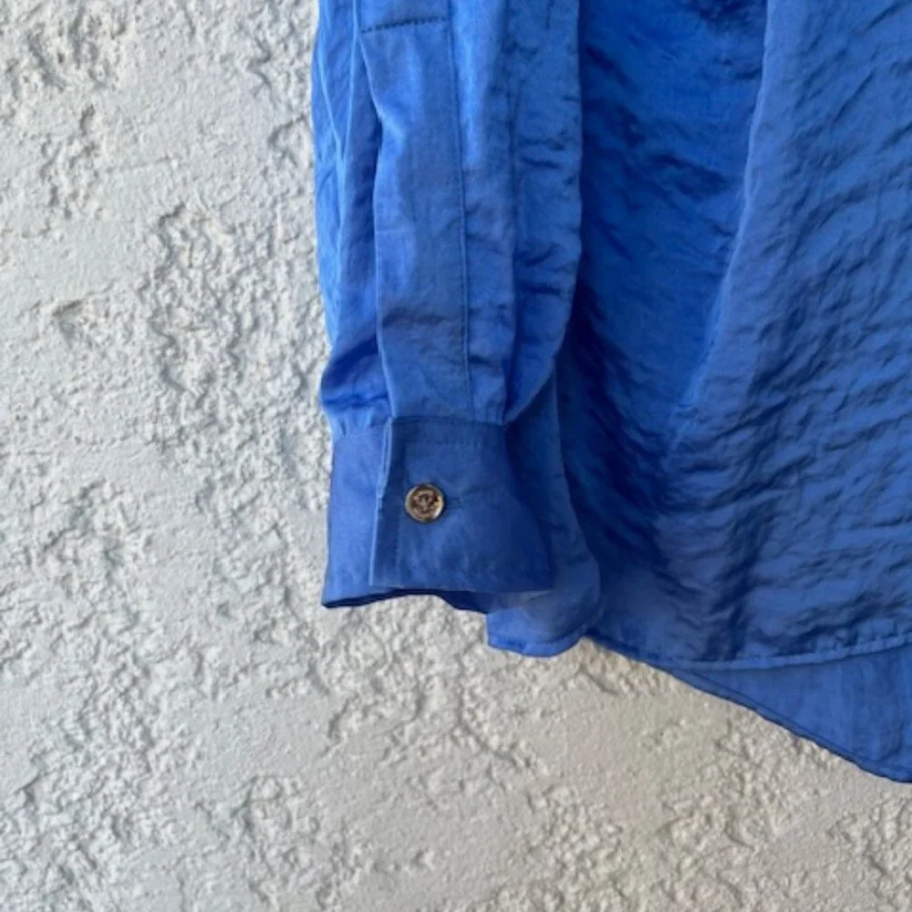 Cerulean Blue MK Tunic Blouse – new with tags - Picture 4 of 7